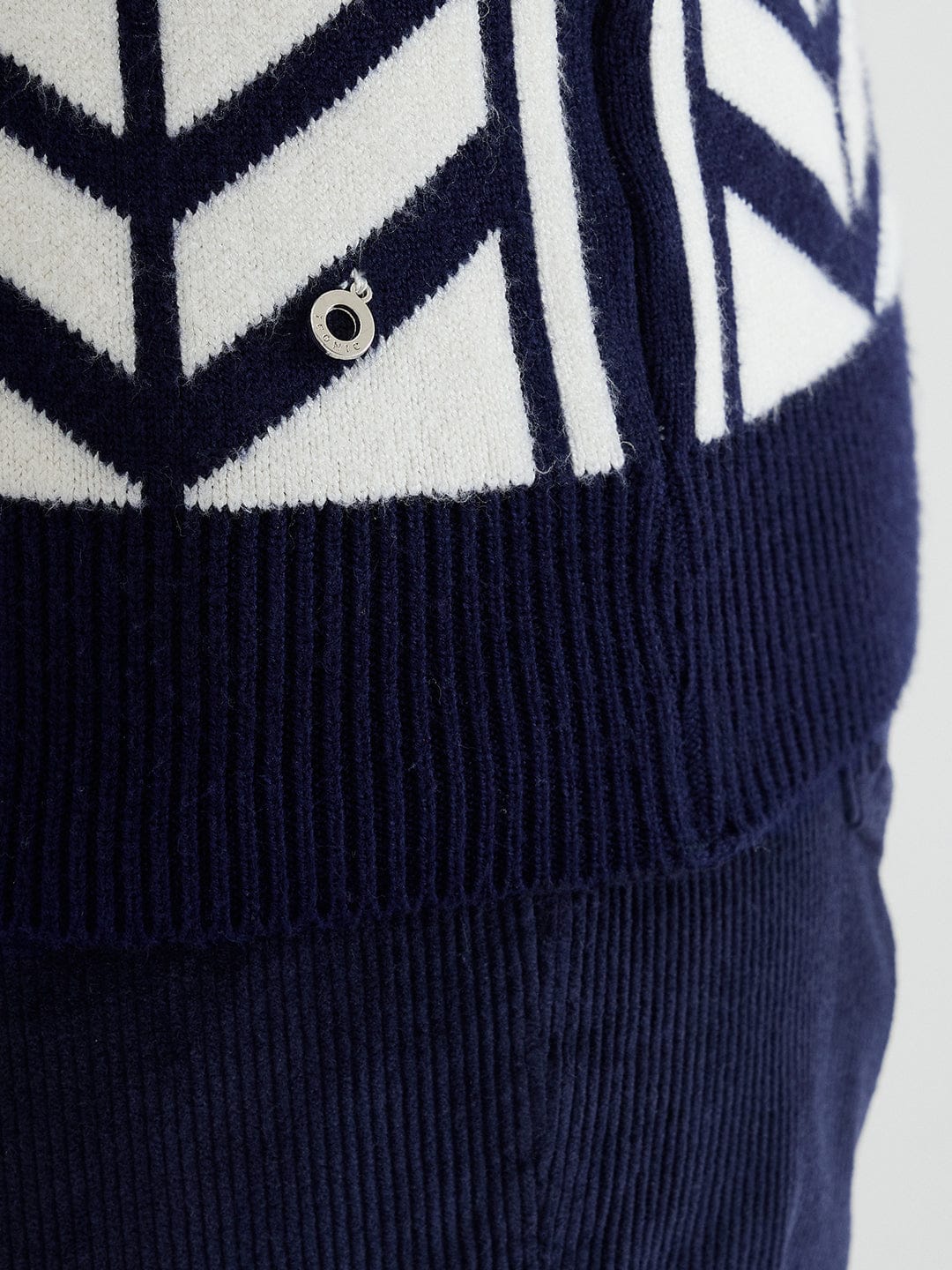 Iconic Women White Textured Round Neck Sweater