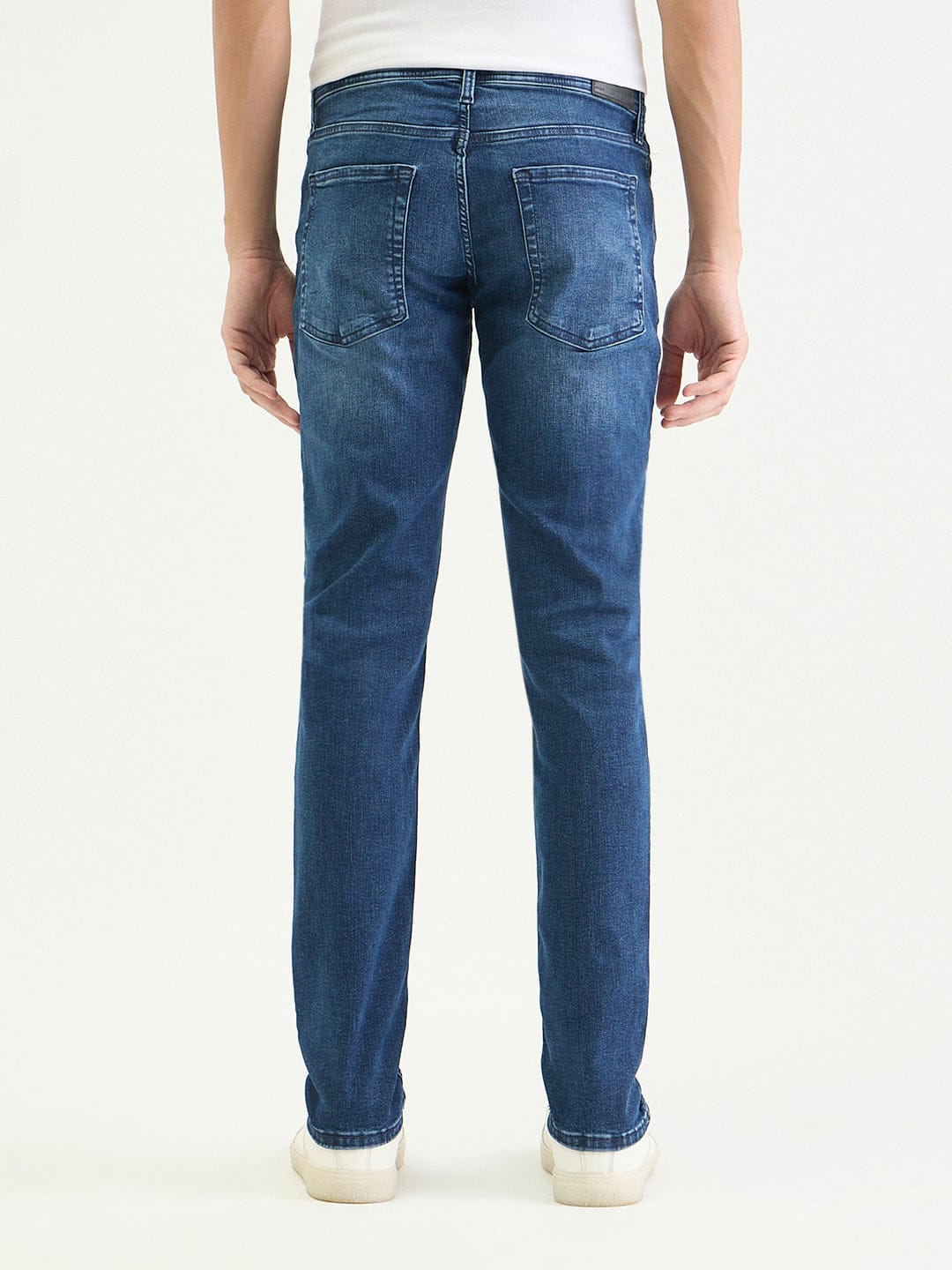 Antony Morato Men Tapered Fit Blue Solid Jeans