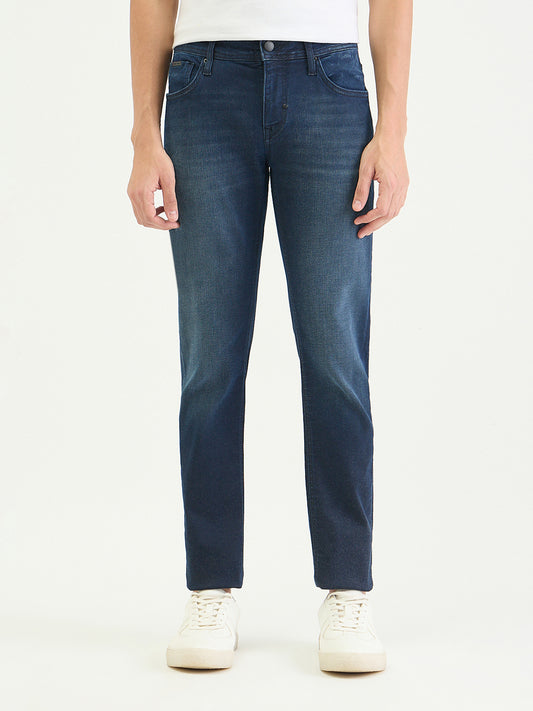 Antony Morato Men Tapered Fit Blue Solid Jeans