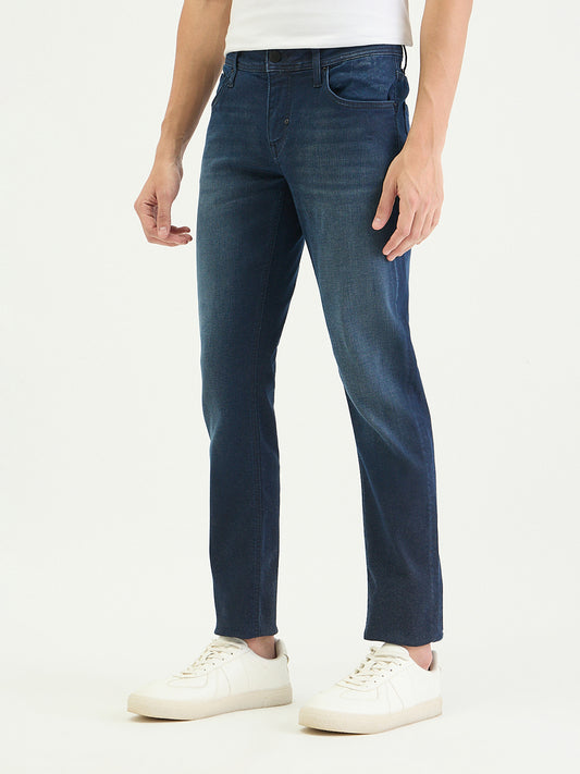 Antony Morato Men Tapered Fit Blue Solid Jeans