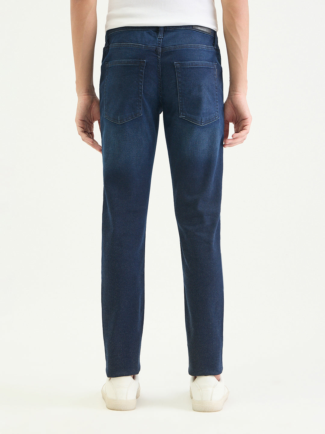 Antony Morato Men Tapered Fit Blue Solid Jeans