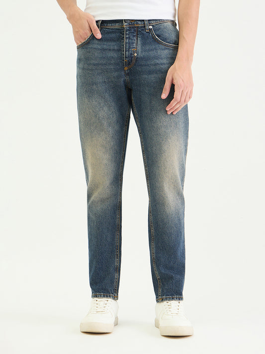 Antony Morato Men Slim Fit Blue Solid Jeans