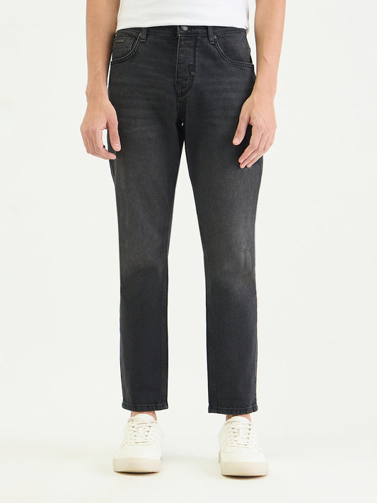 Antony Morato Men Slim Fit Black Solid Jeans