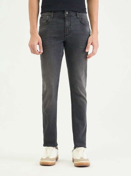 Antony Morato Men Super Skinny Fit Grey Solid Jeans