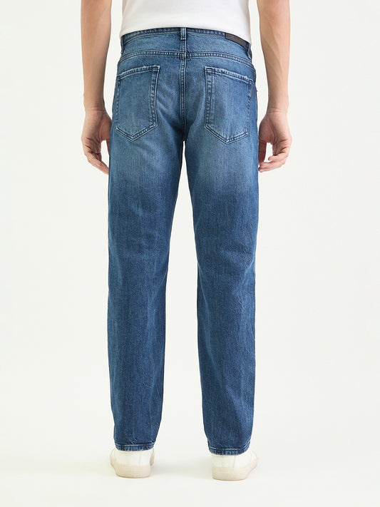 Antony Morato Men Slim Straight Fit Blue Solid Jeans