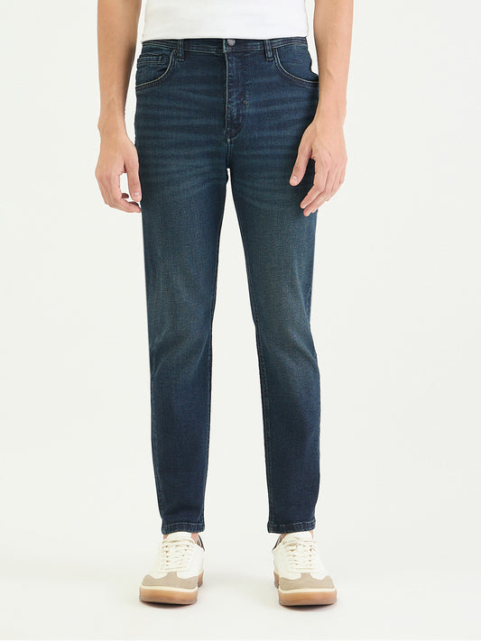 Antony Morato Men Skinny Fit Navy Blue Solid Jeans