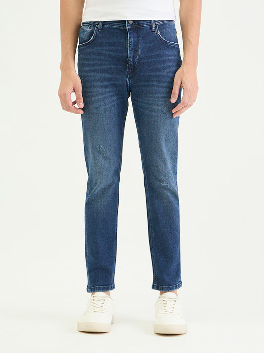 Antony Morato Men Skinny Fit Blue Solid Jeans