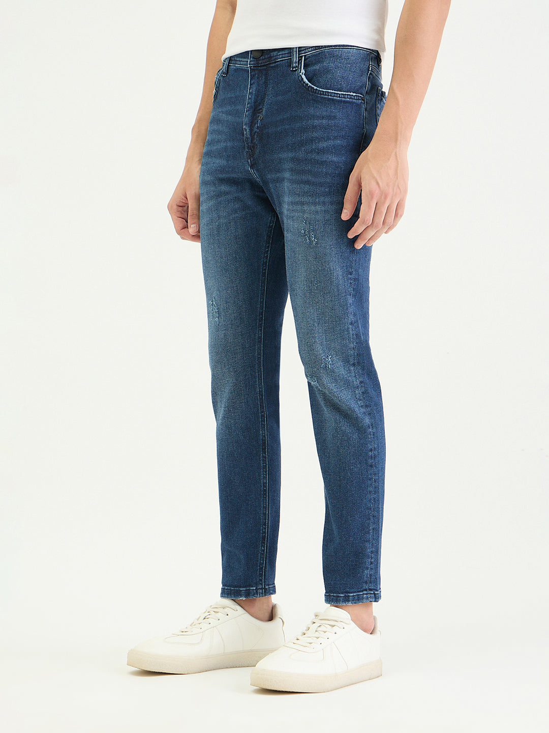Antony Morato Men Skinny Fit Blue Solid Jeans
