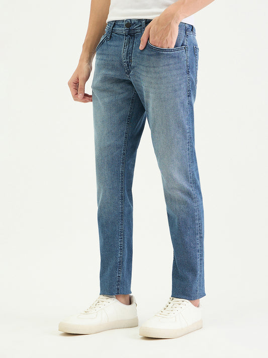 Antony Morato Men Tapered Fit Blue Solid Jeans