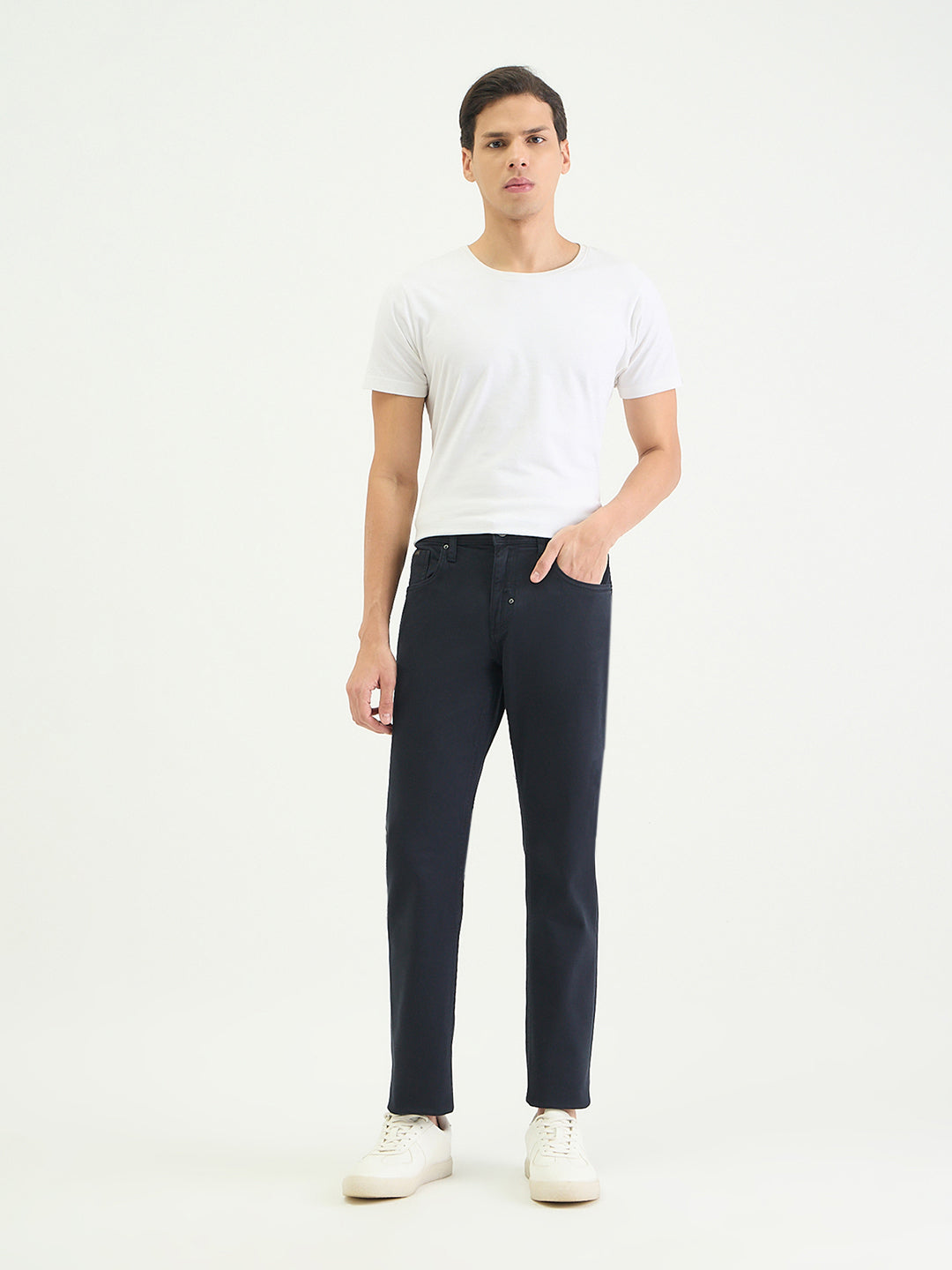Antony Morato Men Tapered Fit Dark Indigo Solid Jeans
