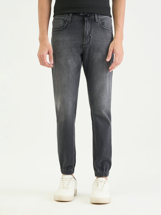 Antony Morato Men Skinny Fit Charcoal Grey Solid Jeans