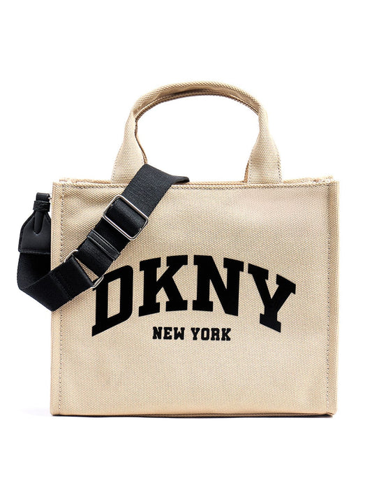 DKNY Women Beige Logo Tote