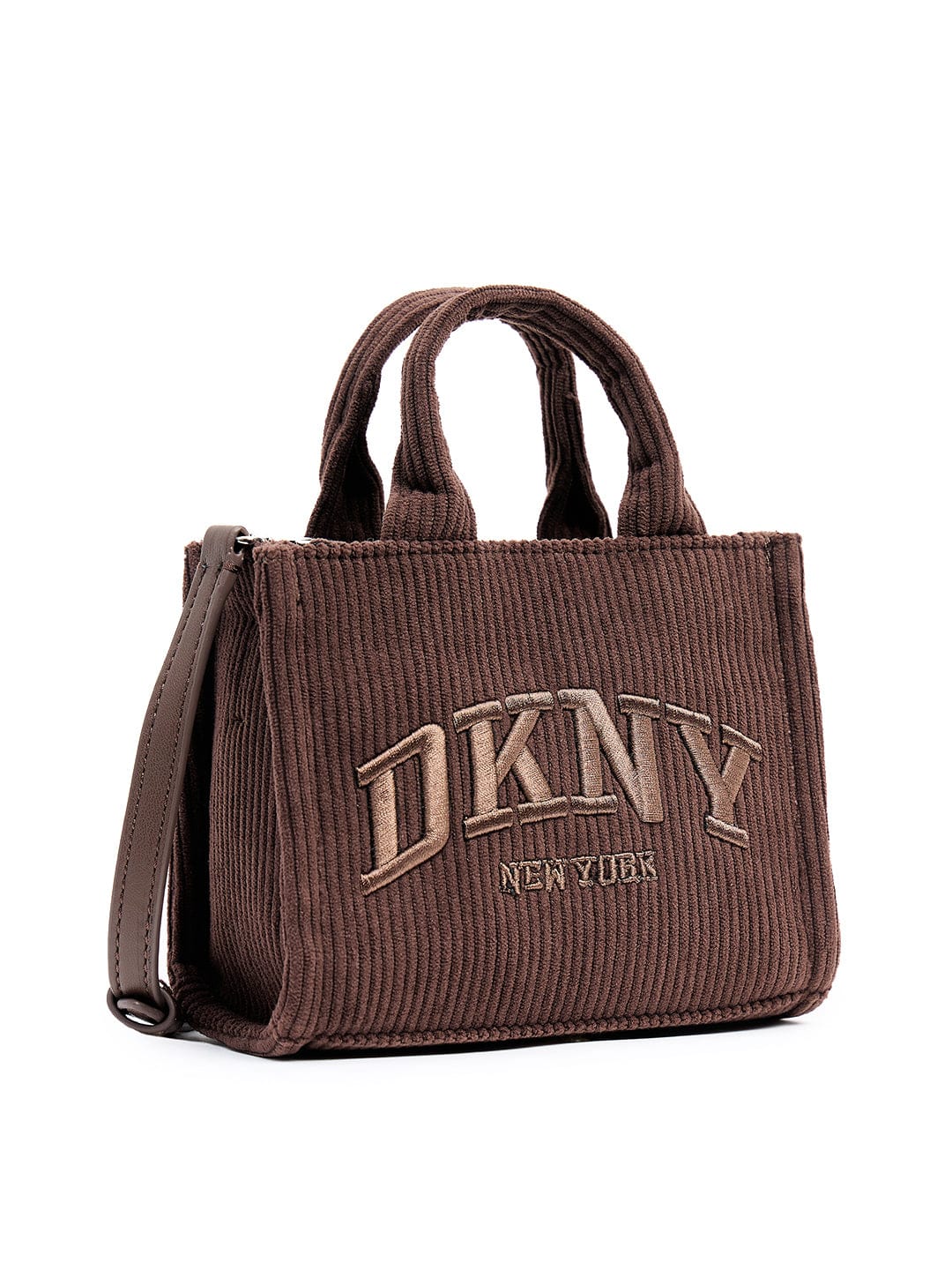 DKNY Women Brown Logo Mini Cross Body Bag
