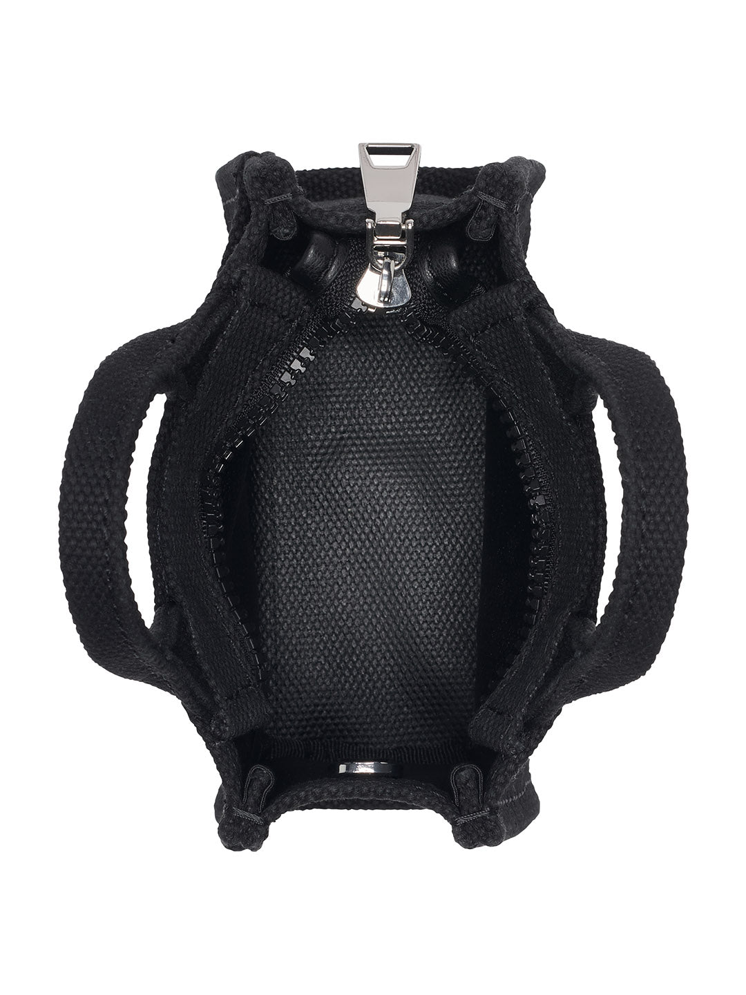 DKNY Womens Black Logo Woven Satchel bag