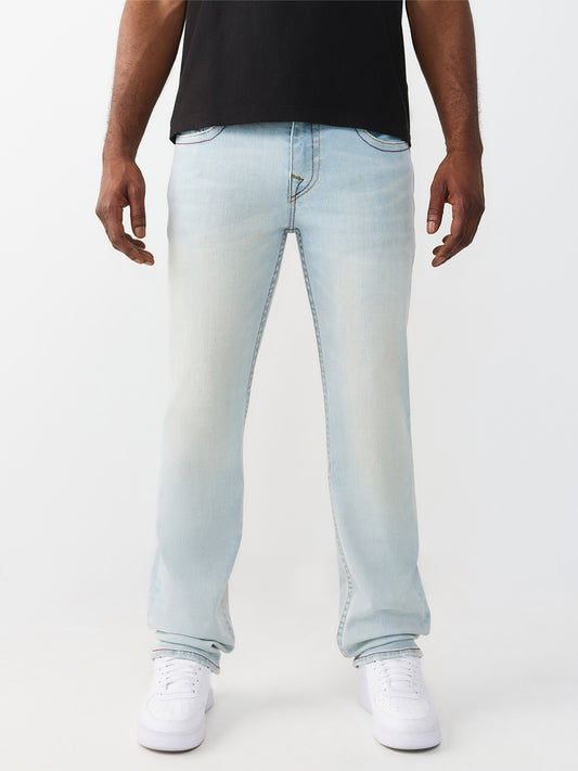 TRUE RELIGION Men SN Blue Straight Fit Jeans