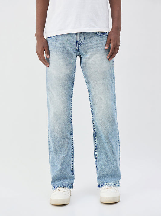 True Religion Men SN Blue Bootcut Fit Jeans