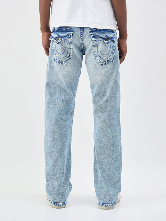 True Religion Men SN Blue Bootcut Fit Jeans
