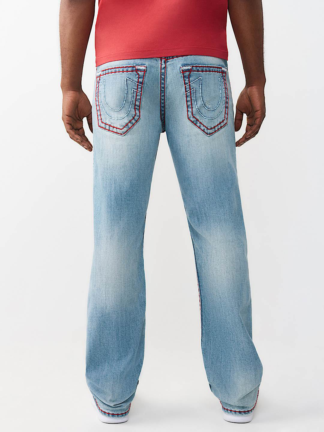 Shop True Religion Blue Stretchable Billy Super T Solid Men Jeans