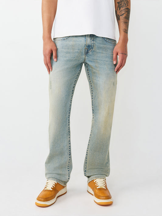 TRUE RELIGION Men SN Blue Straight Fit Jeans
