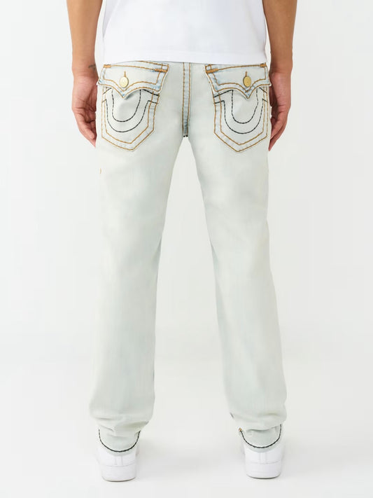 True Religion Men Grey Rocco Super T Skinny Fit Jeans