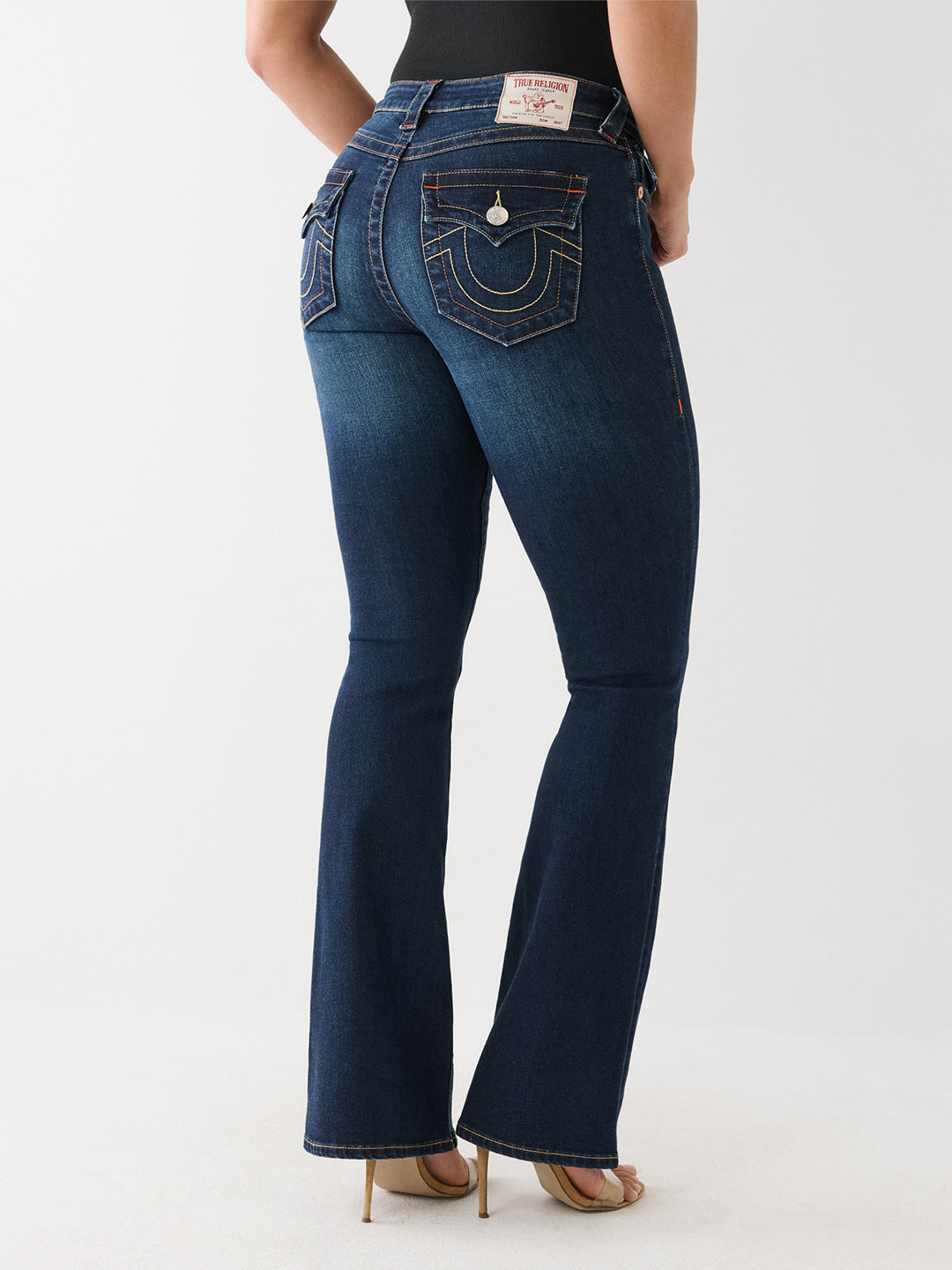 True Religion Blue Becca Mid Rise Women Jeans
