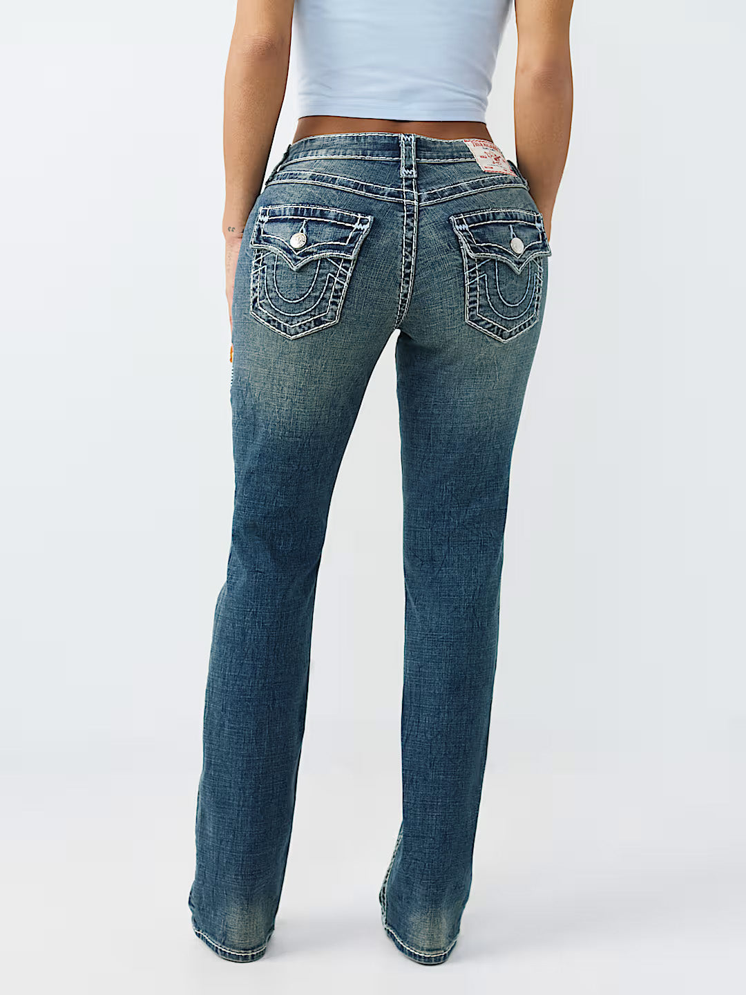True Religion Women Blue Billie Bootcut Jeans