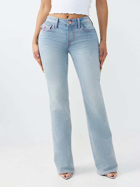TRUE RELIGION Women SN Blue Bootcut Fit Jeans