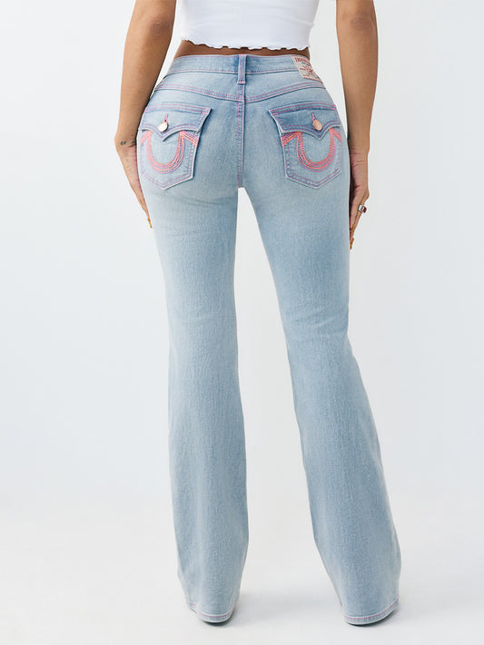 TRUE RELIGION Women SN Blue Bootcut Fit Jeans
