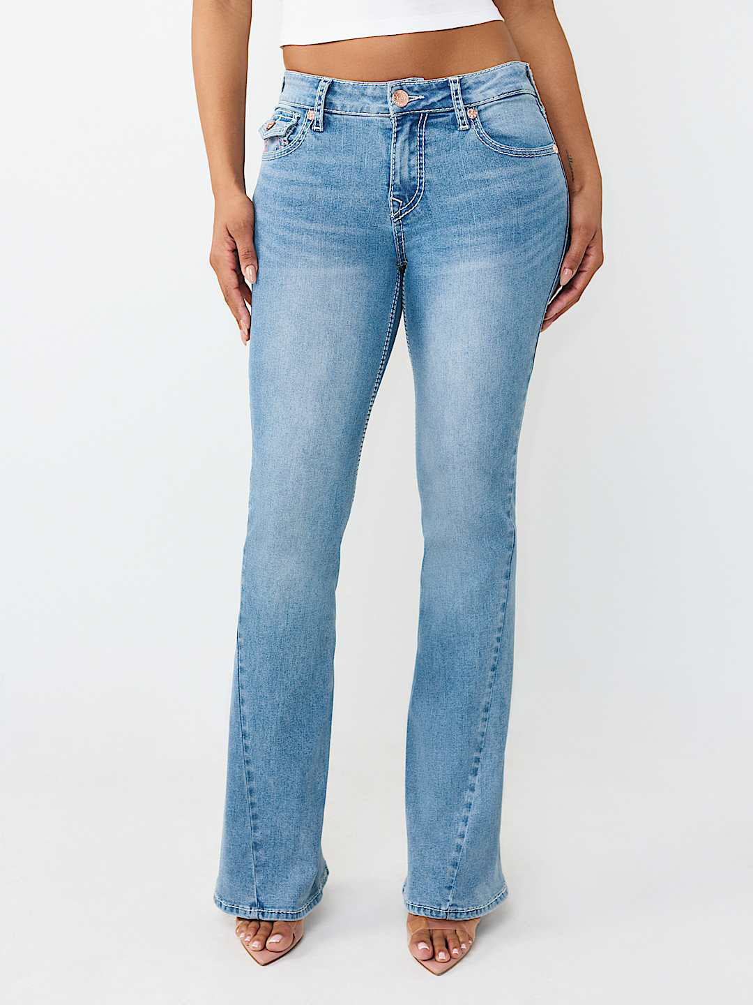 True Religion Blue Joey Big T Women Jeans
