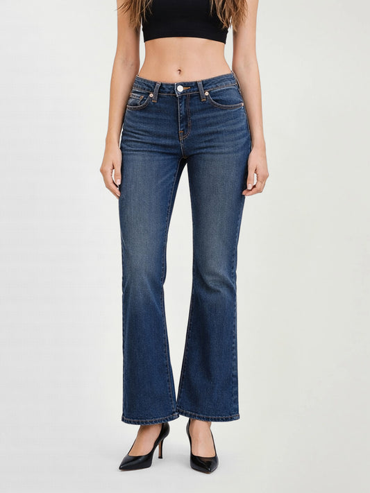 True Religion Women Blue BECCA BIG T Bootcut Jeans