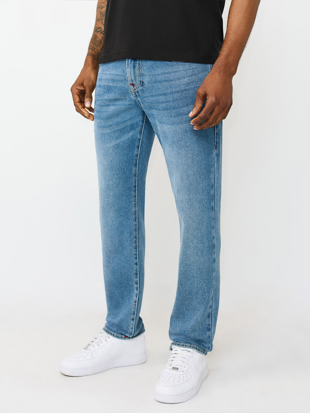 True Religion Blue Stretchable Geno Big T Men Jeans
