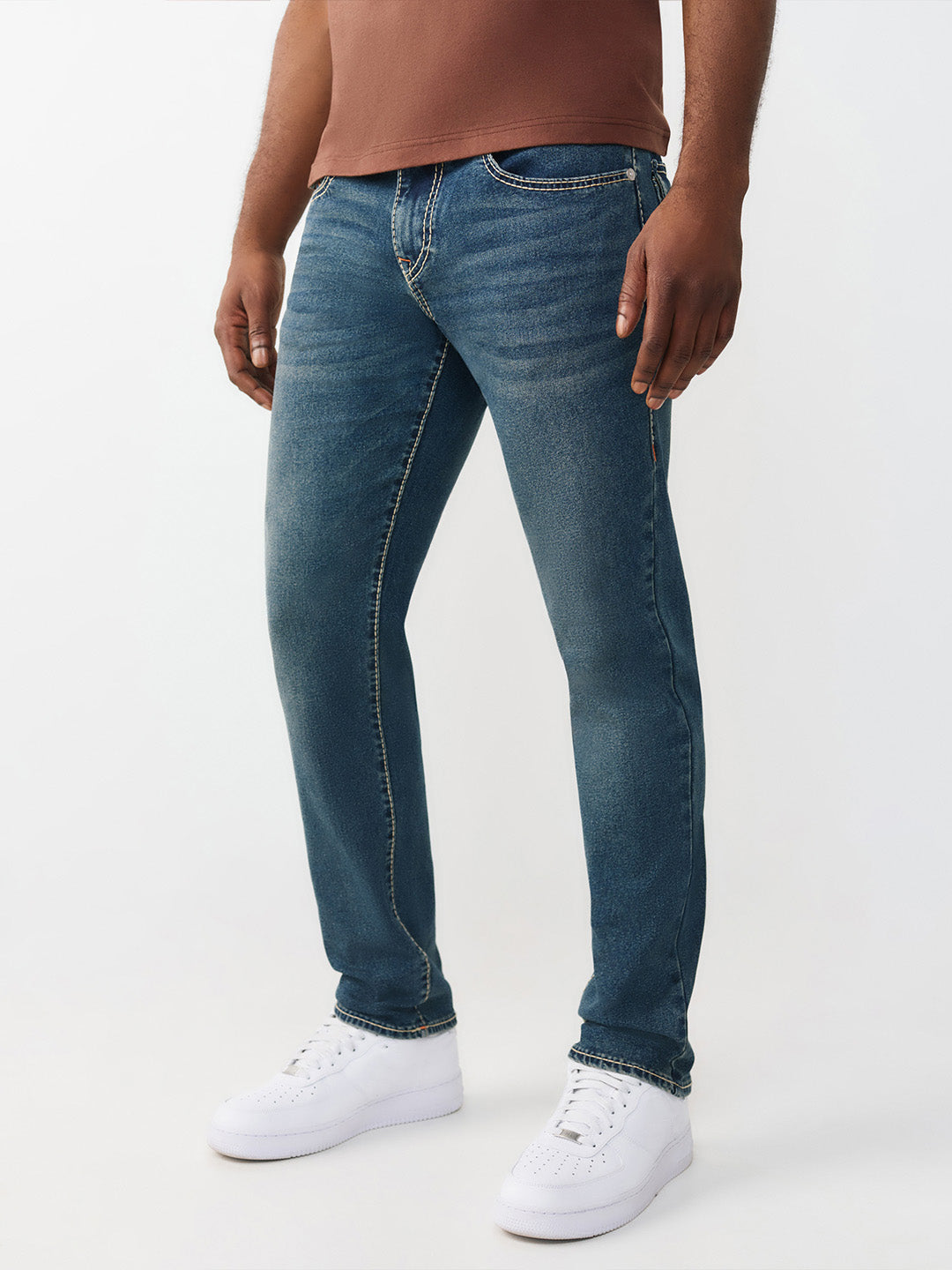 True Religion Blue Geno Big T Men Jeans