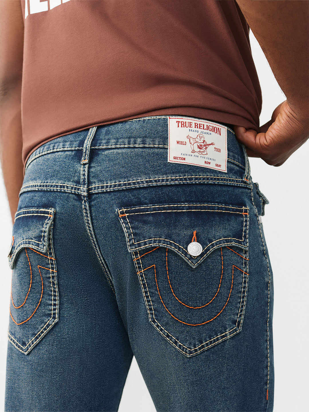 True Religion Blue Geno Big T Men Jeans
