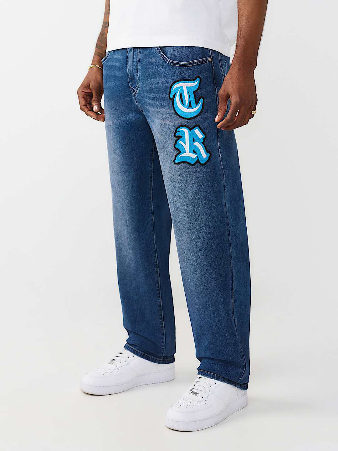 True Religion Blue Bobby Solid Men Jeans