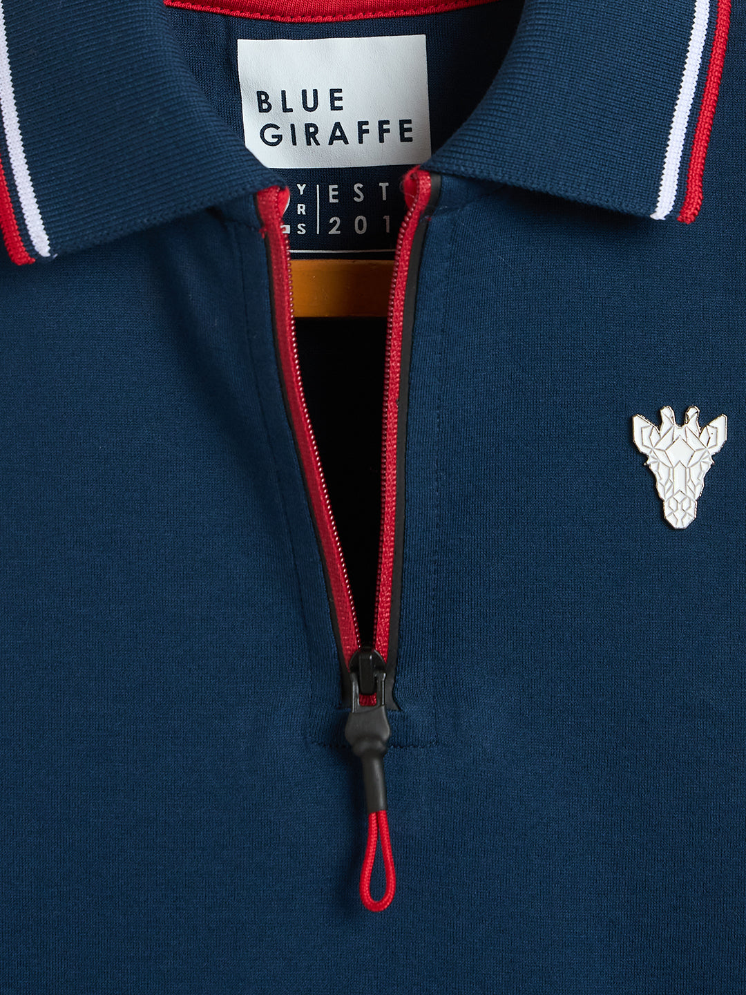 Blue Giraffe Boys Blue Polo T-Shirt