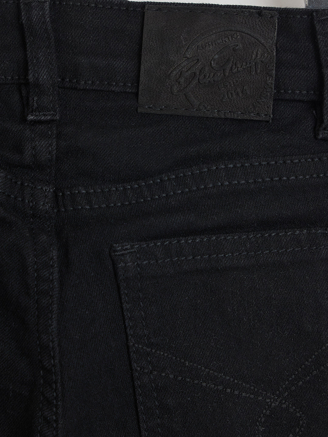 Blue Giraffe Boys Black Bootcut Fit Jeans