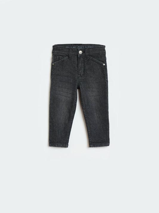 Blue Giraffe Boys Black Fashion Fit Jeans