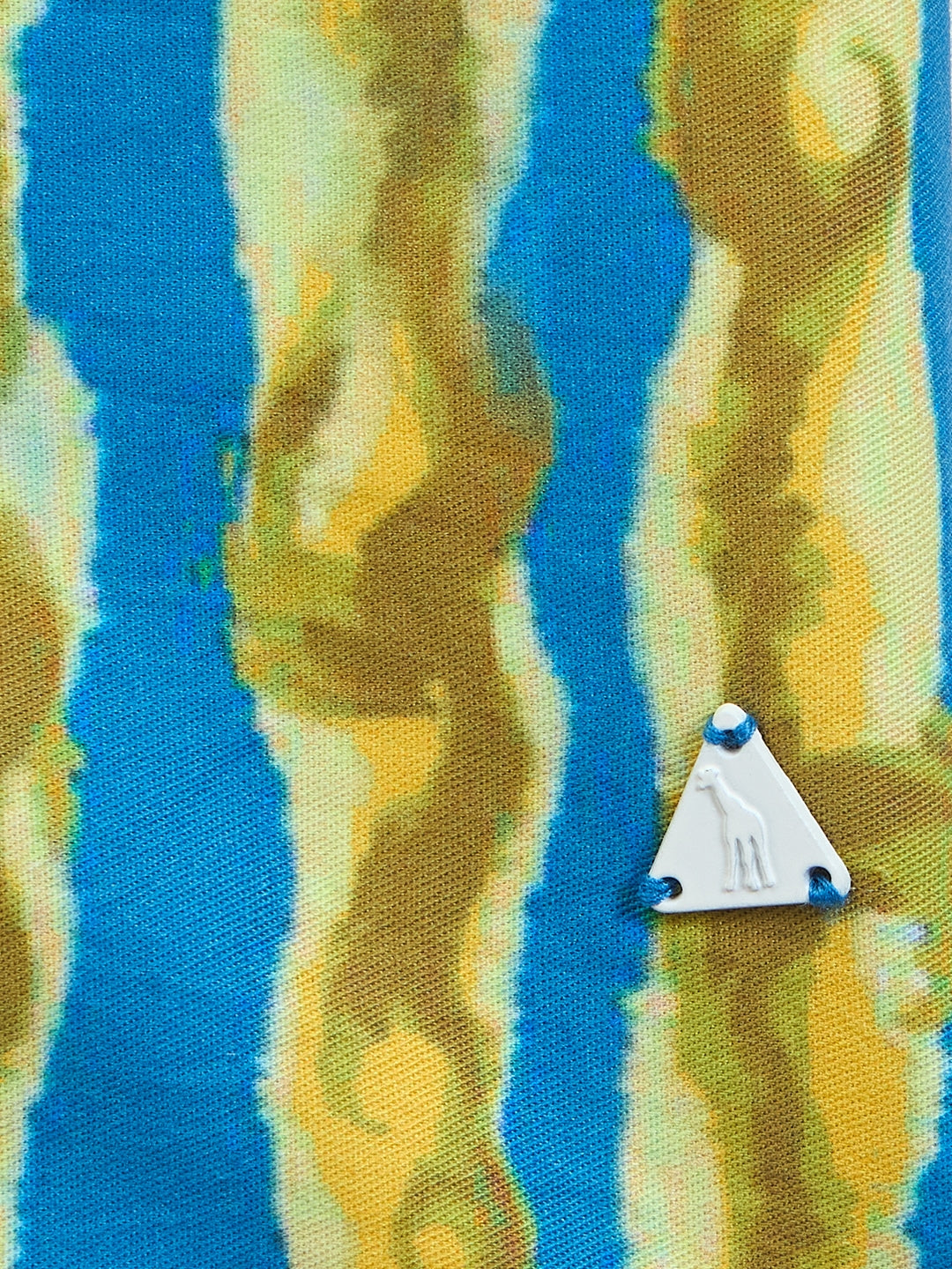 Blue Giraffe Boys Blue Printed Regular Fit Pure Cotton Shirt