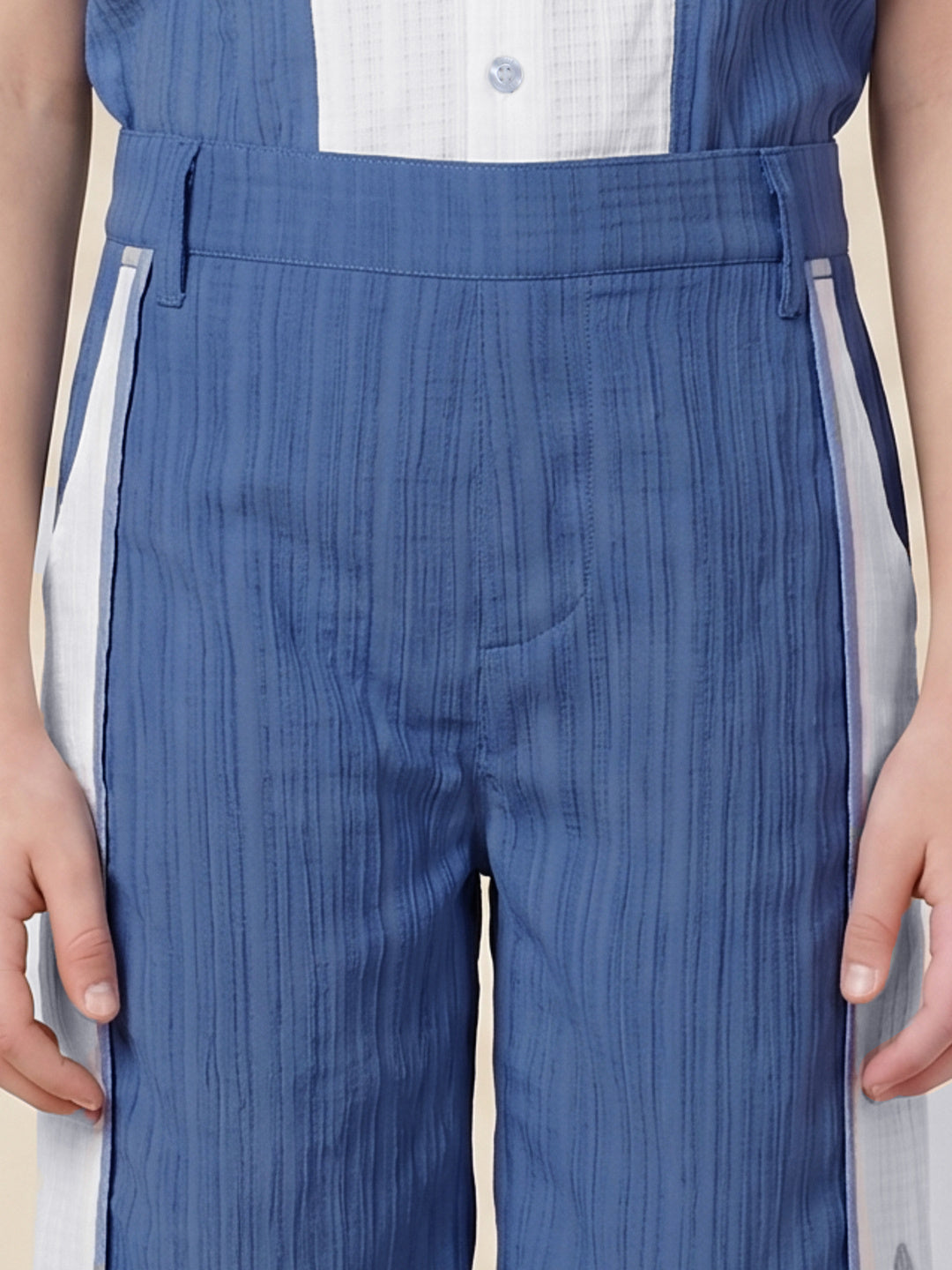 Blue Giraffe Boys Multi Colorblock Regular Fit Shorts