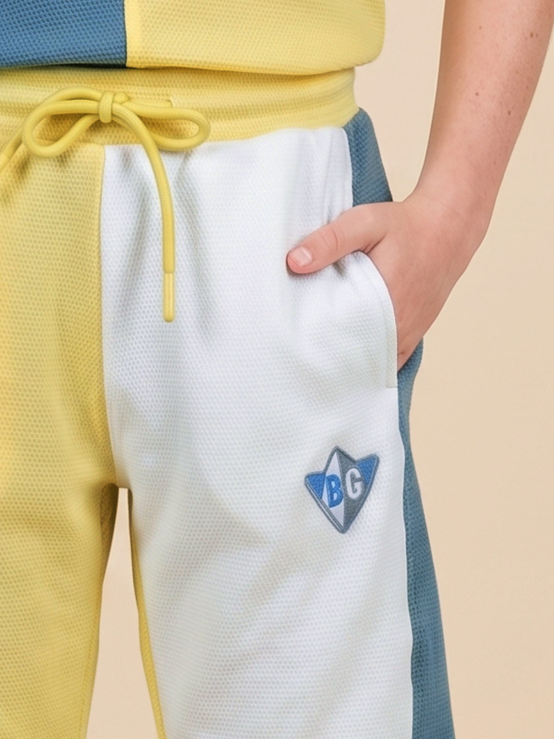 Blue Giraffe Multi Solid Boys Shorts