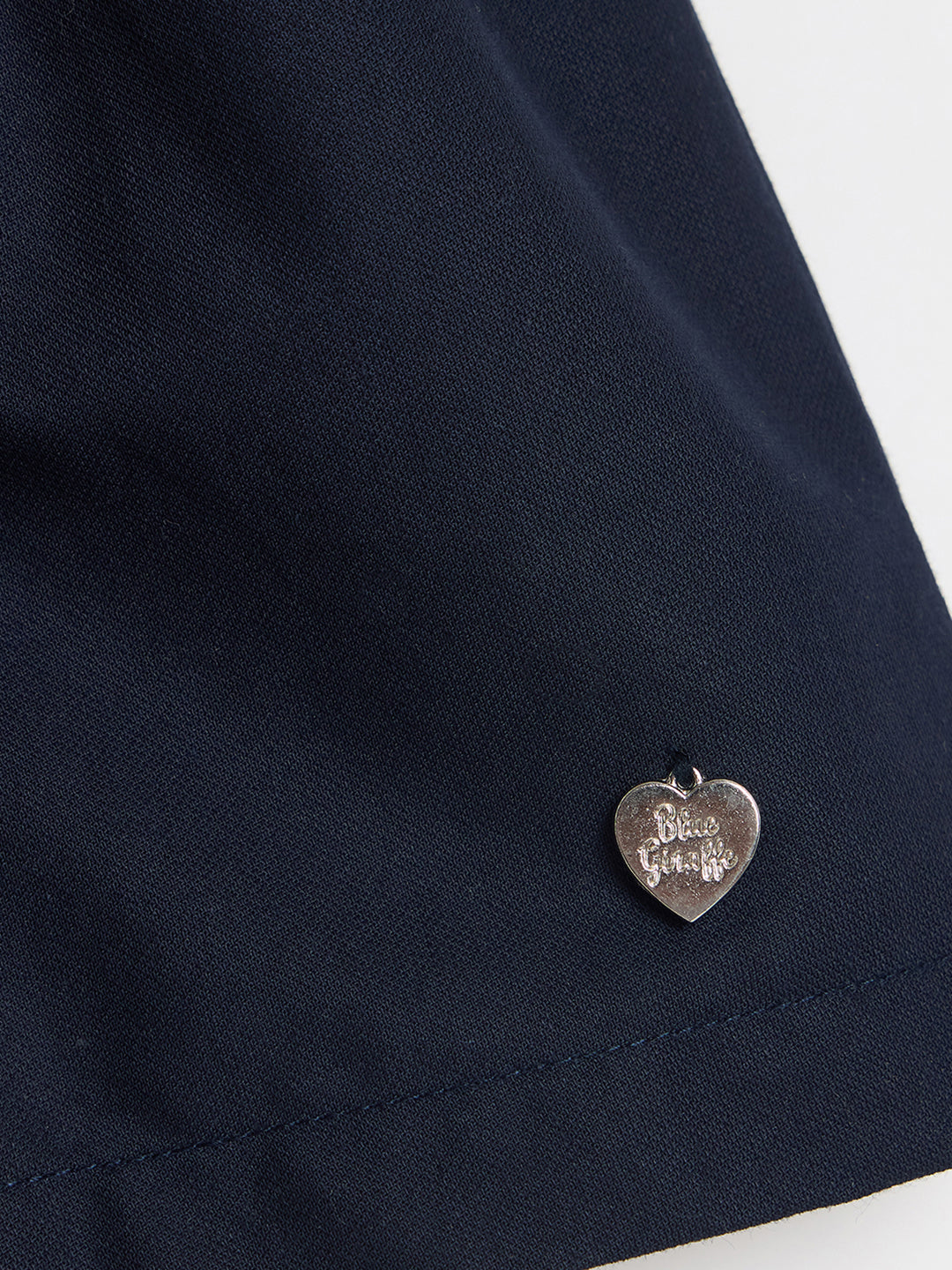 Blue Giraffe Girls Striped Red Dress