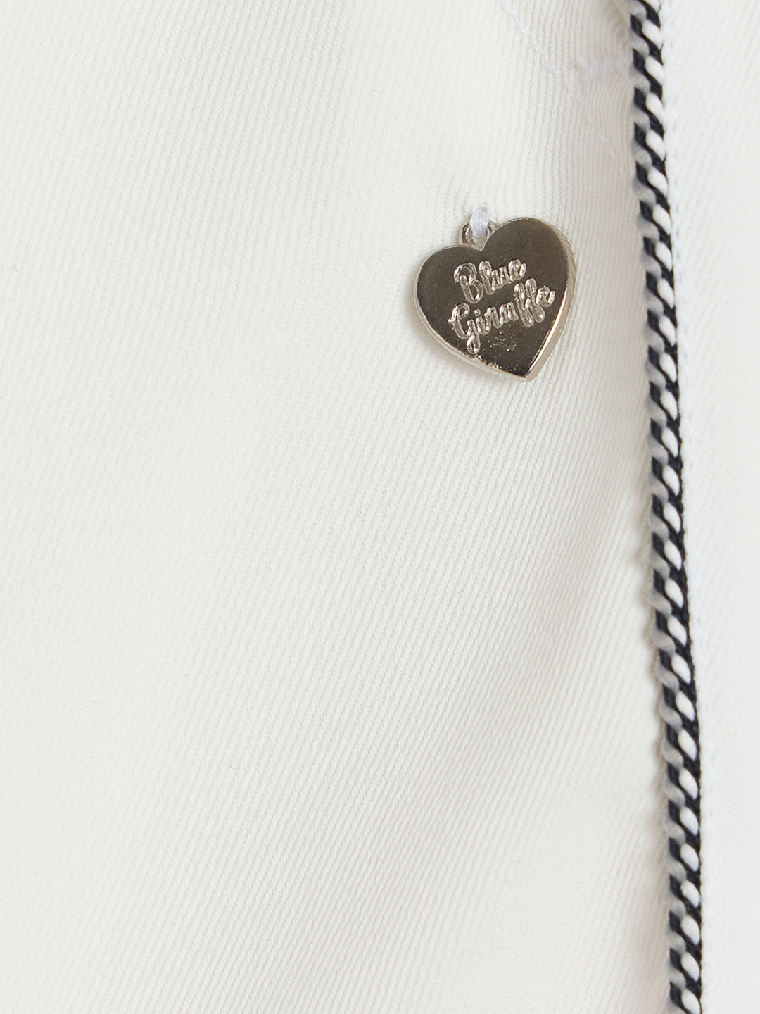 Blue Giraffe Girls Solid White Trouser