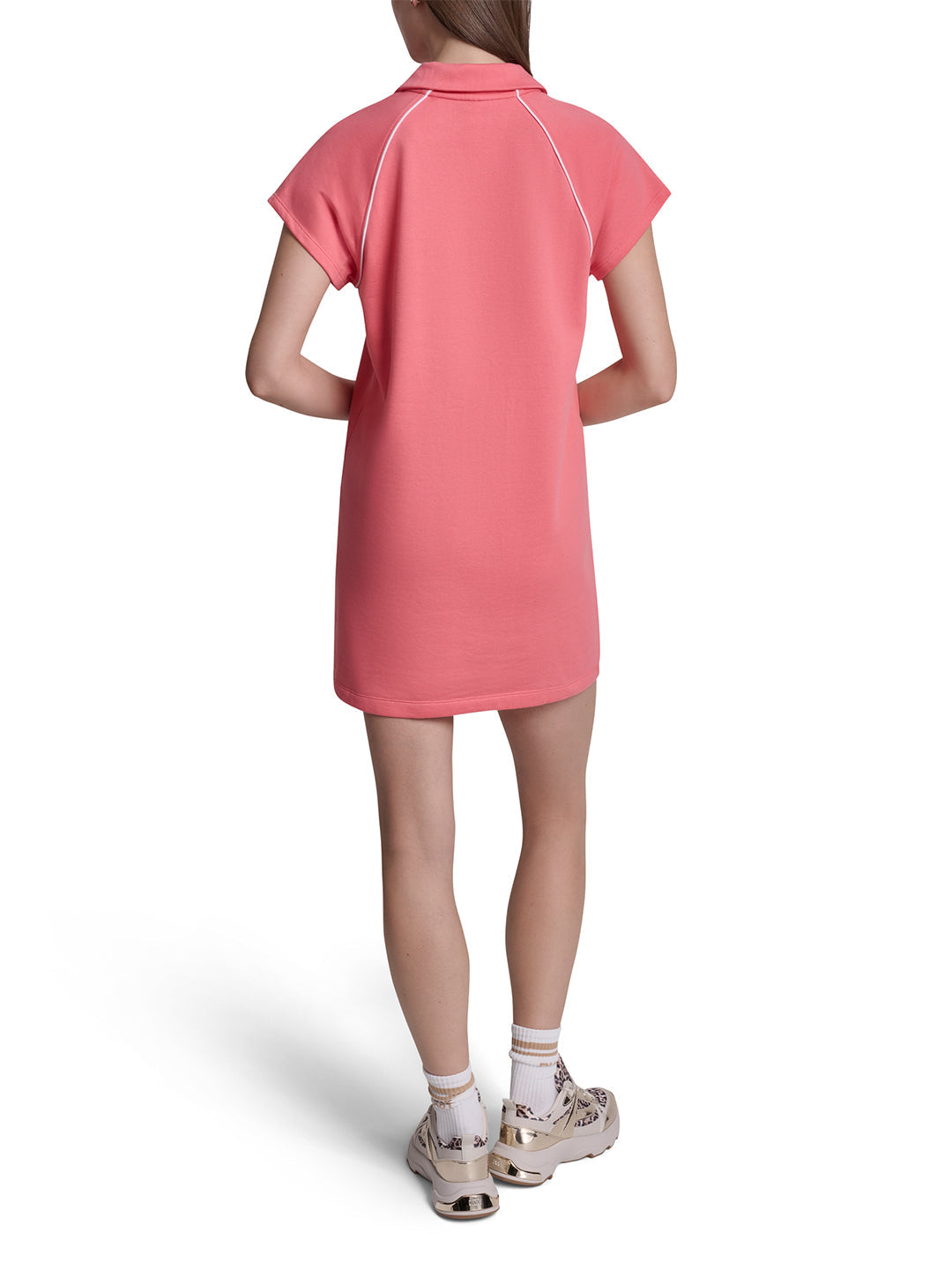 DKNY Women Peach Dress