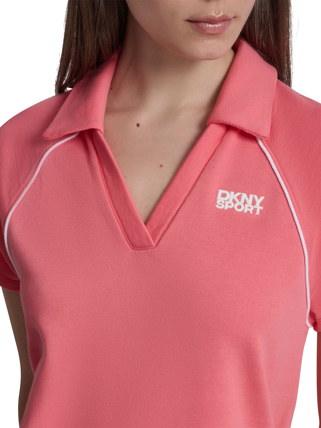 DKNY Women Peach Dress