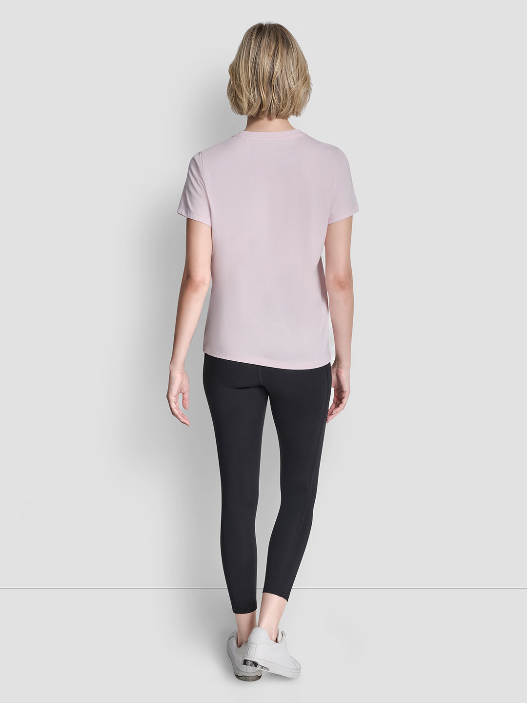 DKNY WoMen Pink Round Neck T-Shirt