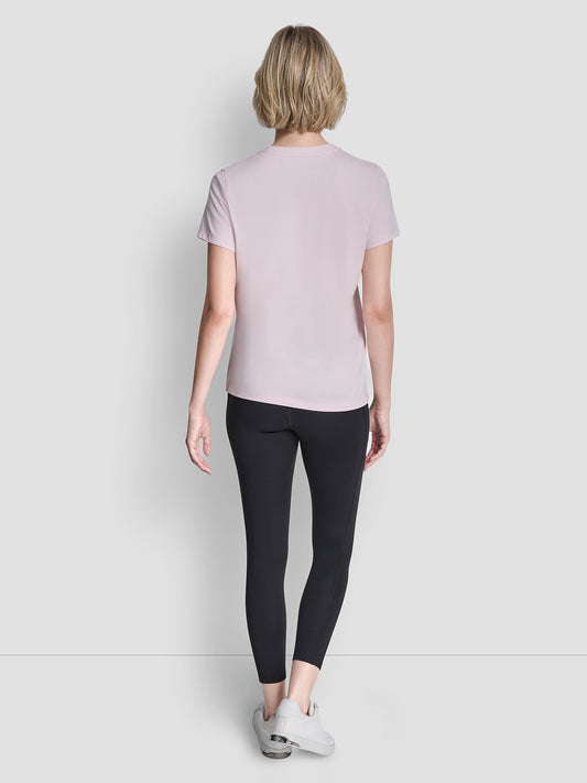 DKNY WoMen Pink Round Neck T-Shirt