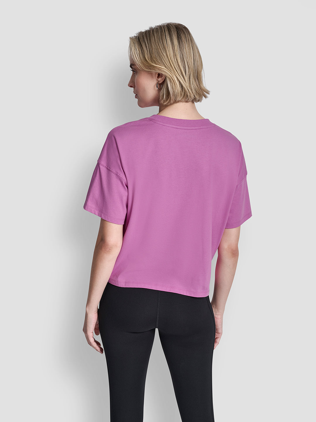 DKNY Women Purple Round Neck Top