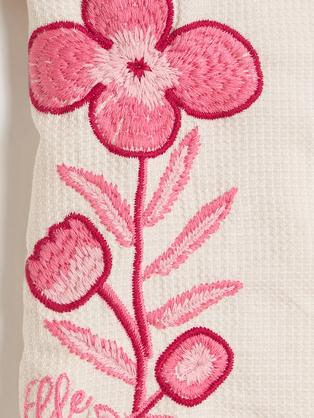 Elle Girls Floral Cream Top