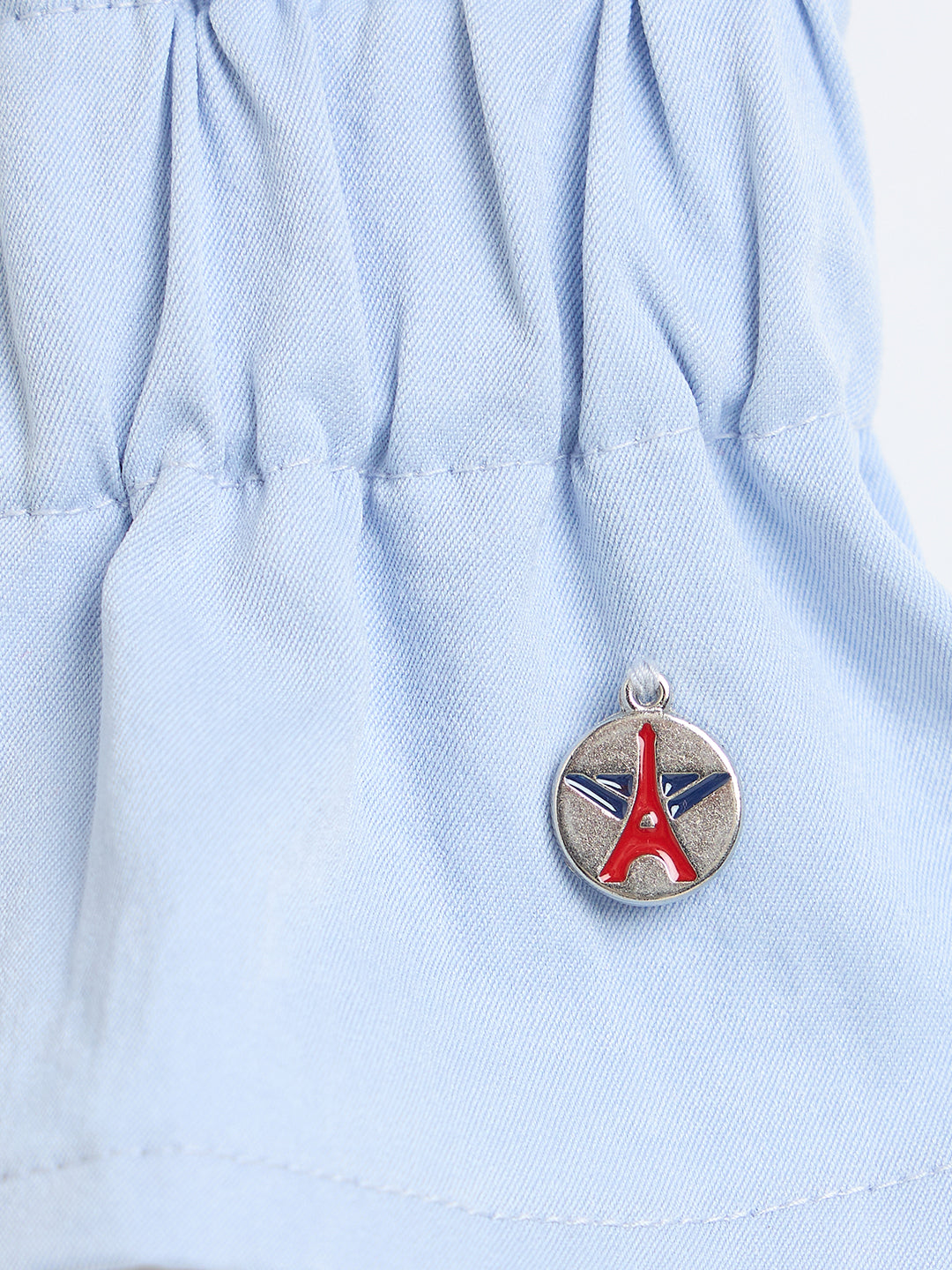 ELLE Girls Sky Blue Round Neck Top