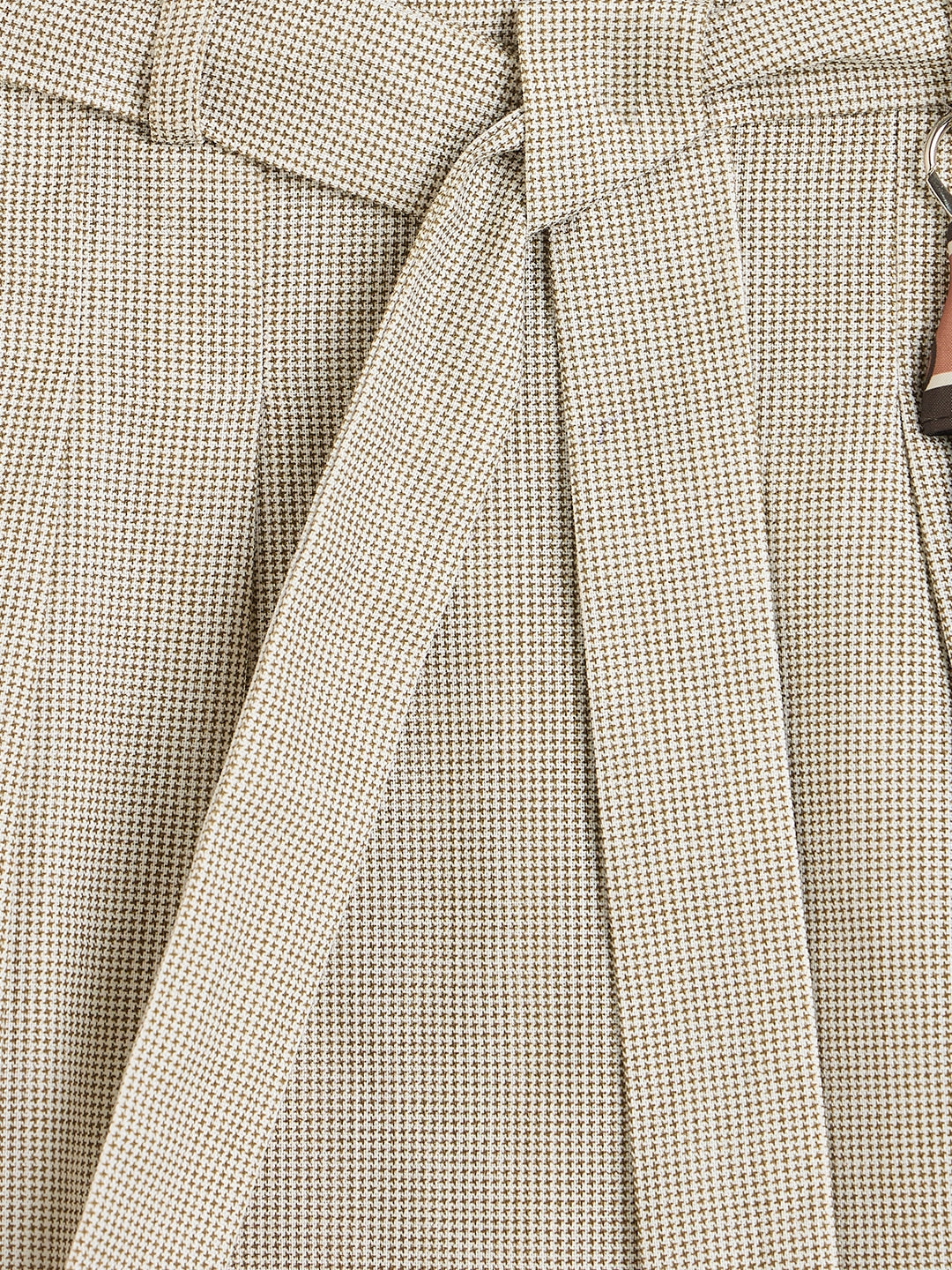 ELLE Girls Beige Printed Skirt